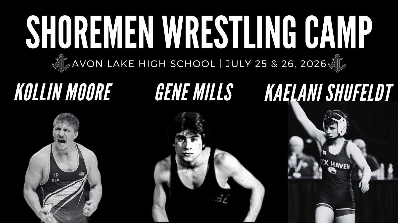 Shoremen Wrestling Camp with Gene Mills, Kollin Moore, & Kaelani Shufeldt